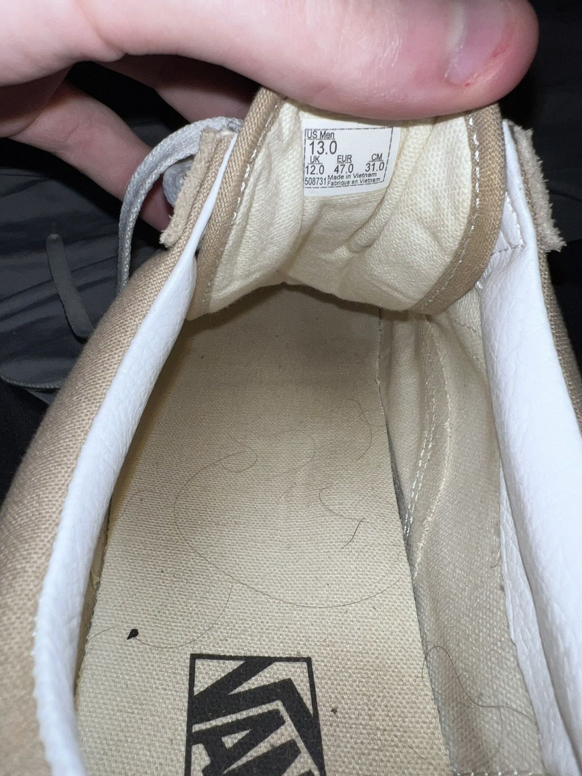 Vans Vans Old Skool Suede– Beige / Tan Men’s Size 13 Size US 13 / EU 46 - 7 Thumbnail