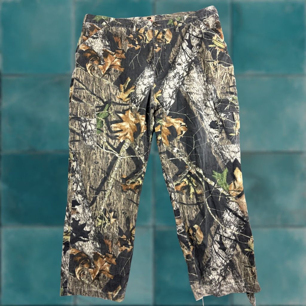 Vintage Mossy Oak Pants Mens 2XL Camouflage Hunting Outdoors Zip Fly Cotton Blend Size US 39 - 1 Thumbnail