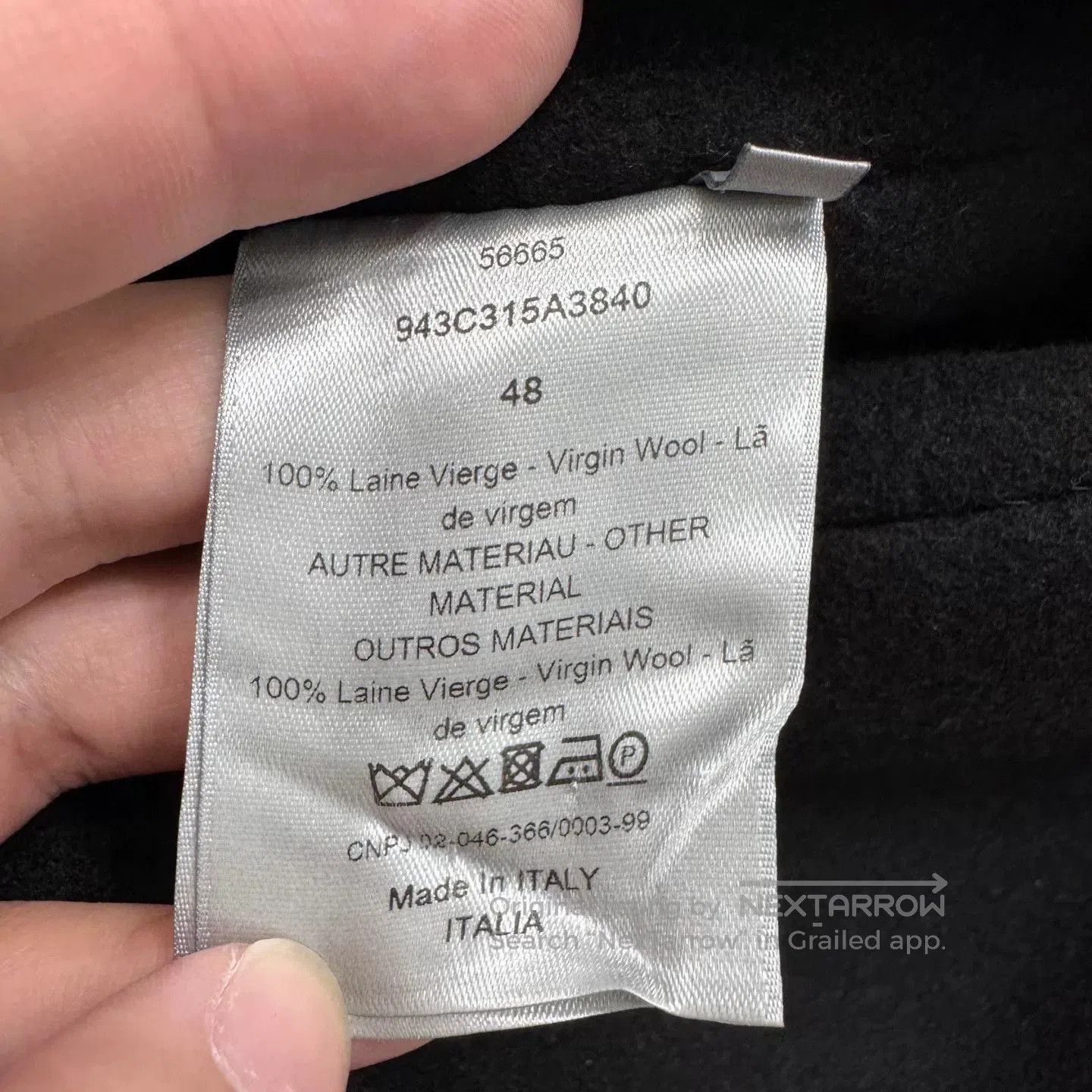 Dior Dior Wool Coat in Excellent Condition. Size US L / EU 52-54 / 3 - 4 Thumbnail
