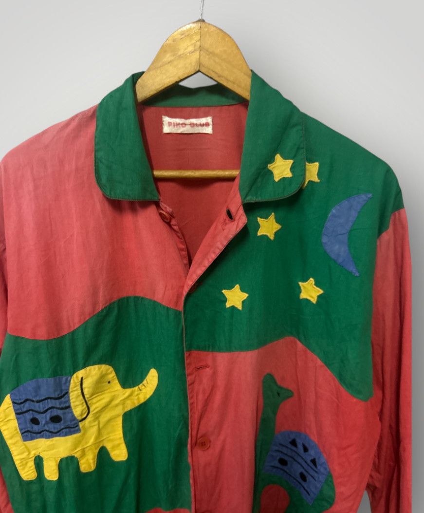 Japanese Brand Vintage 70s Trashed Faded Pico Club Patchwork Animal motif Size M / US 6-8 / IT 42-44 - 2 Thumbnail
