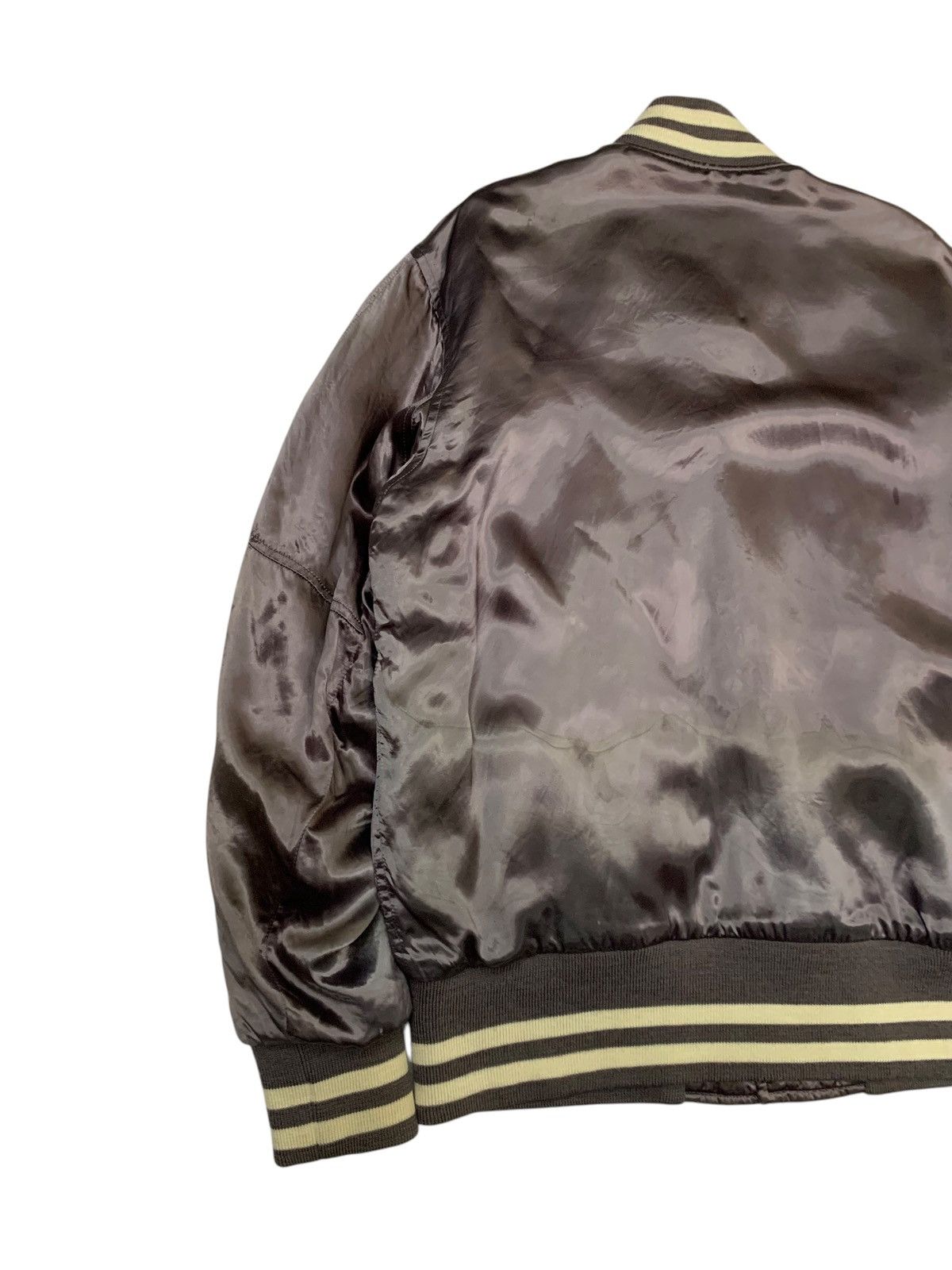 General Research 🔥RARE VTG A/W 01 G.RESEARCH BASEBALL JACKETS SATIN RAYON Size US L / EU 52-54 / 3 - 12 Thumbnail