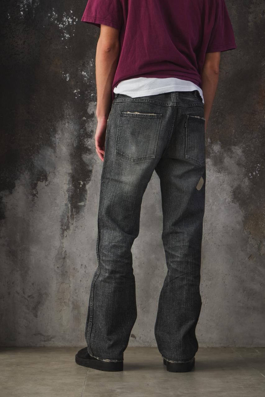 Number (N)ine Number (N)ine AW04 Patchwork Distressed Denim Size US 35 - 4 Thumbnail