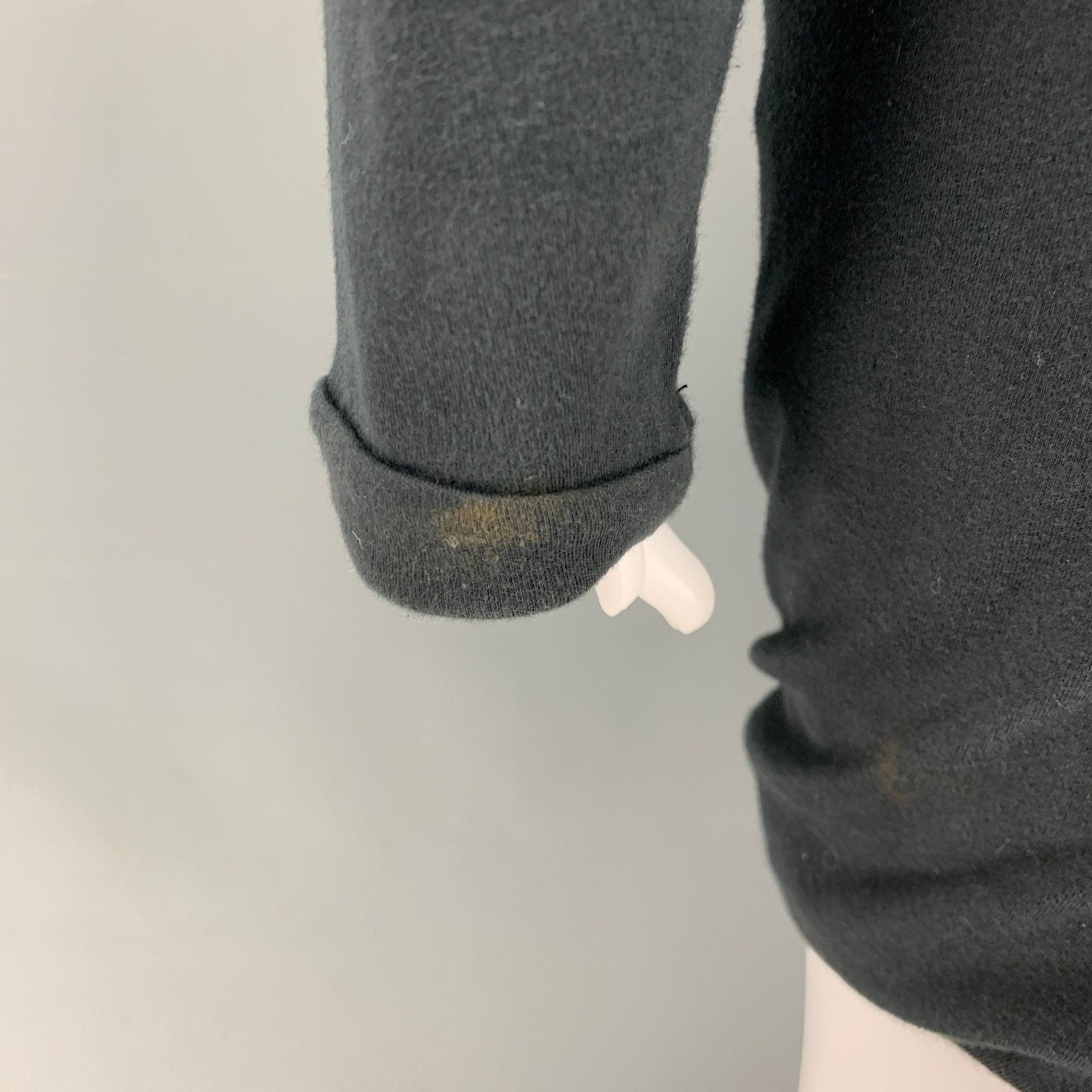 Comme des Garcons COMME des GARCONS 1980s Size M Black Cotton Bubble Hem Dress Size M / US 6-8 / IT 42-44 - 4 Thumbnail