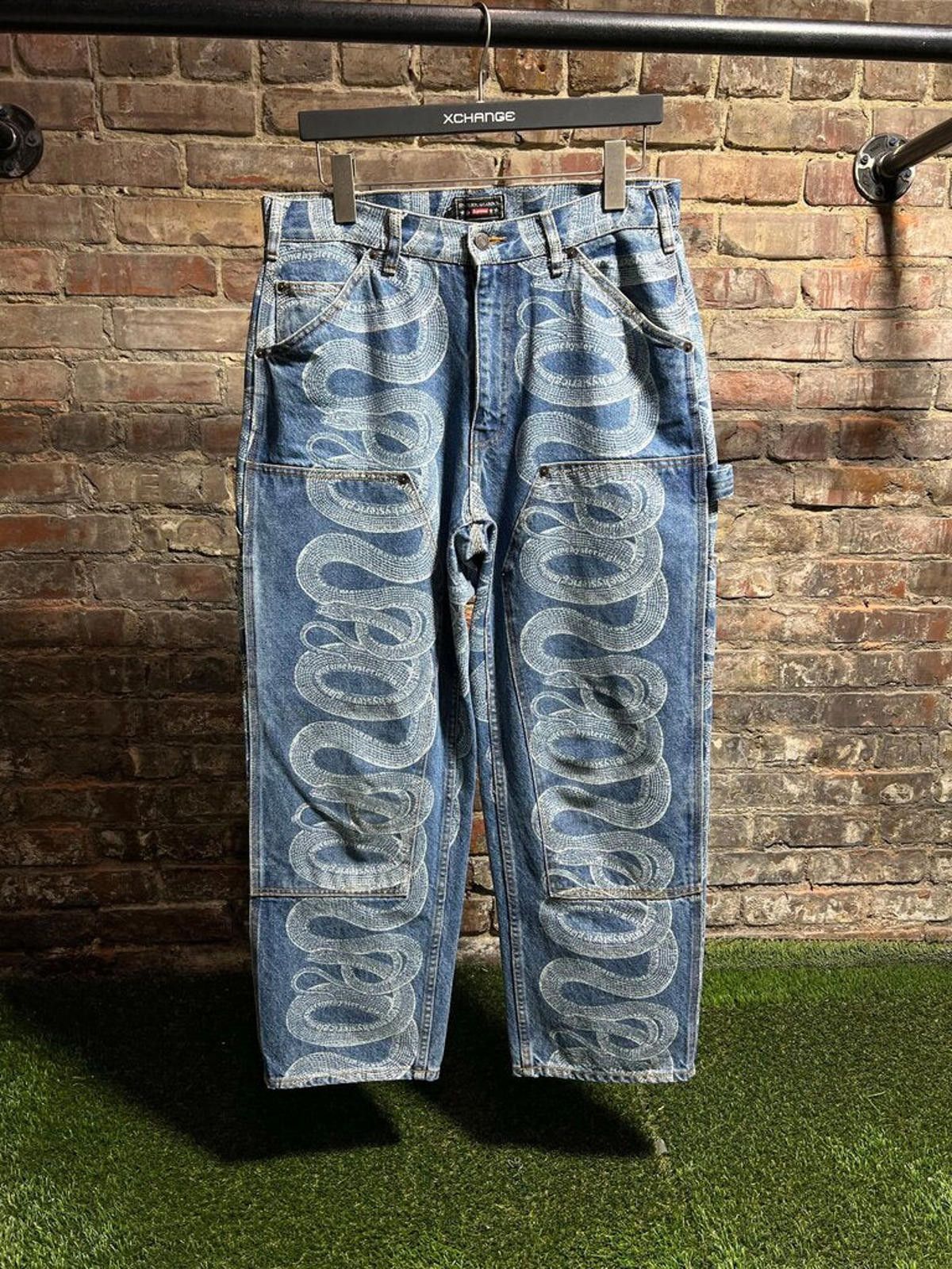 Supreme Supreme x Hysteric Glamour Snake Denim Sz. 30 Size ONE SIZE - 1 Thumbnail