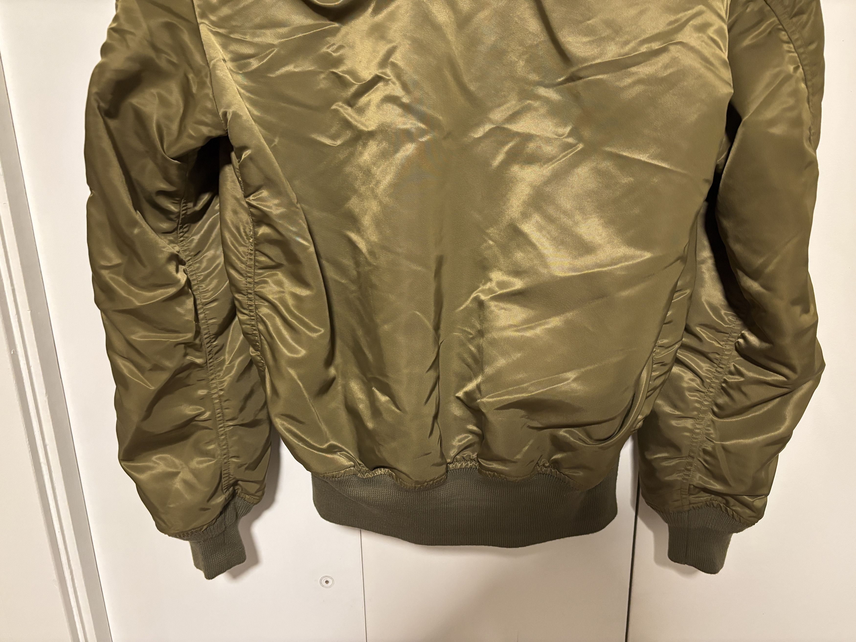 Polo Ralph Lauren $990 Double RL Olive Eagle Reversible Flight Jacket Size US M / EU 48-50 / 2 - 13 Thumbnail