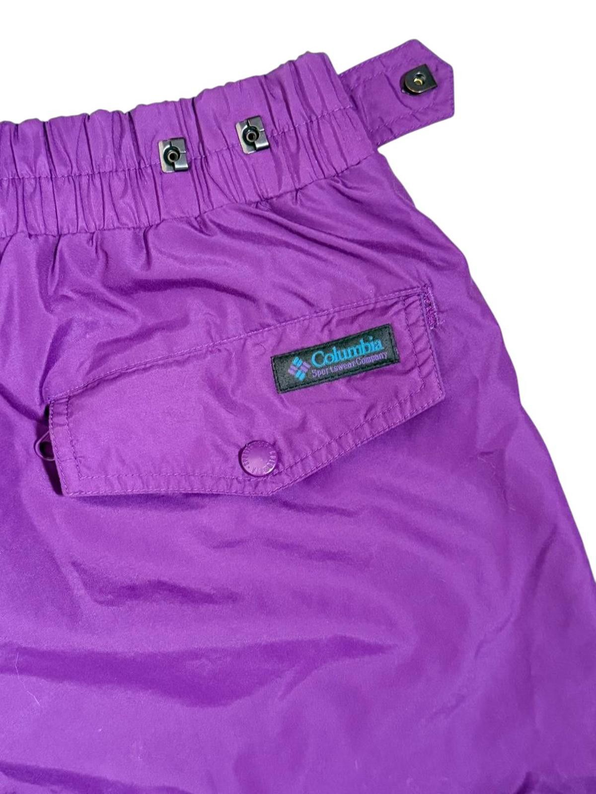 Columbia Vintage Columbia Purple Nylon Snow Pants – Women’s Medium Size 32" / US 10 / IT 46 - 3 Thumbnail