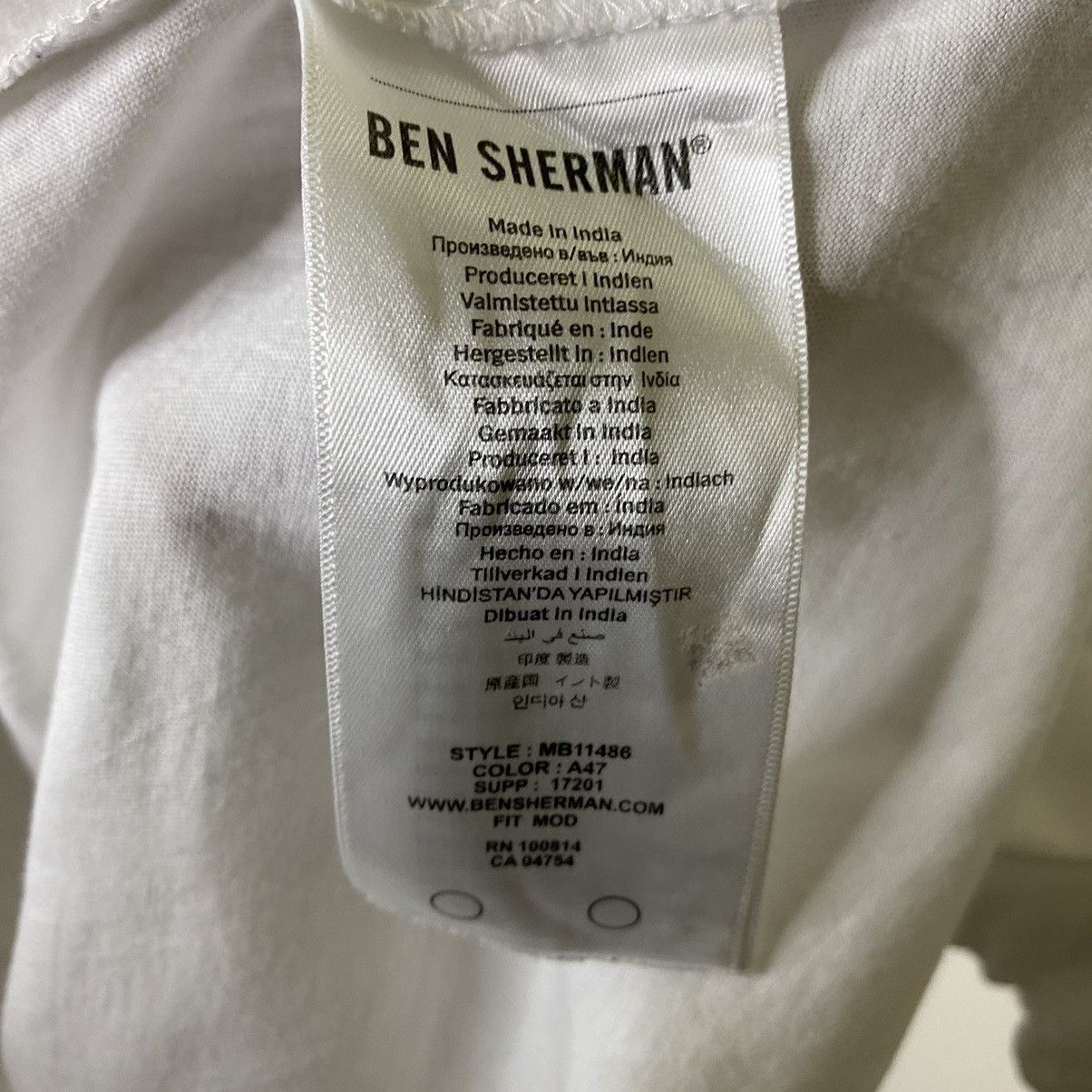Ben Sherman Ben Sherman Tee Size US S / EU 44-46 / 1 - 5 Thumbnail