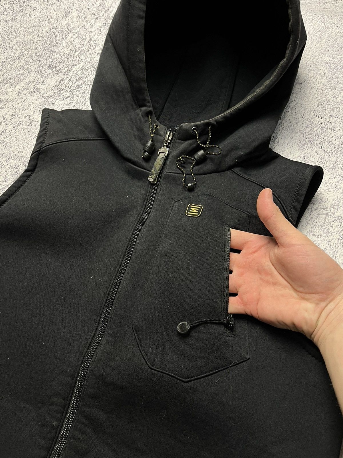 Nike Rare Vintage Nike Shox vest Drill size S hood logo Y2K Size US S / EU 44-46 / 1 - 14 Thumbnail
