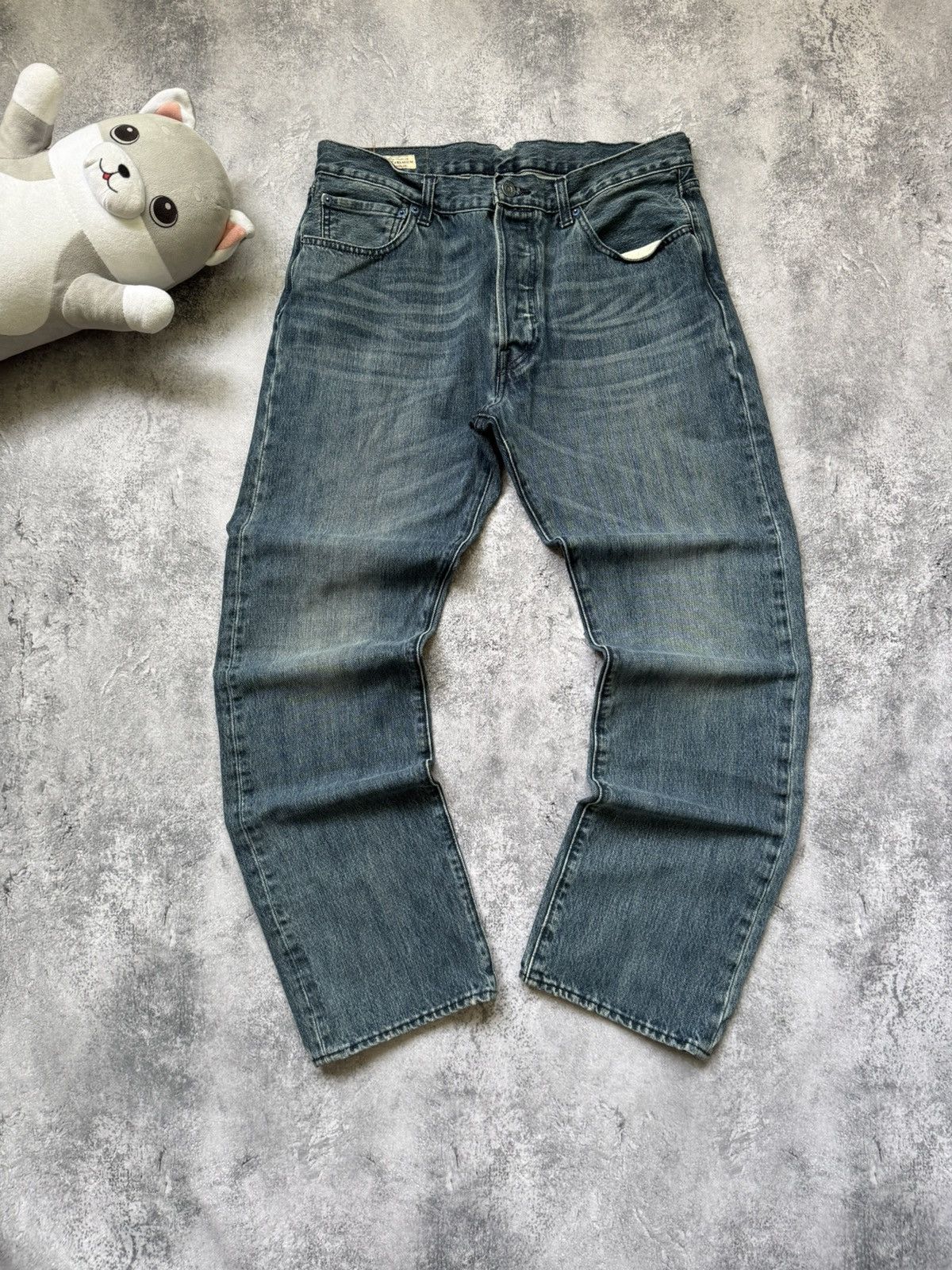 Levi's × Vintage Vintage Levi’s 501 Faded Blue Jeans 34x32 Size US 34 / EU 50 - 12 Thumbnail