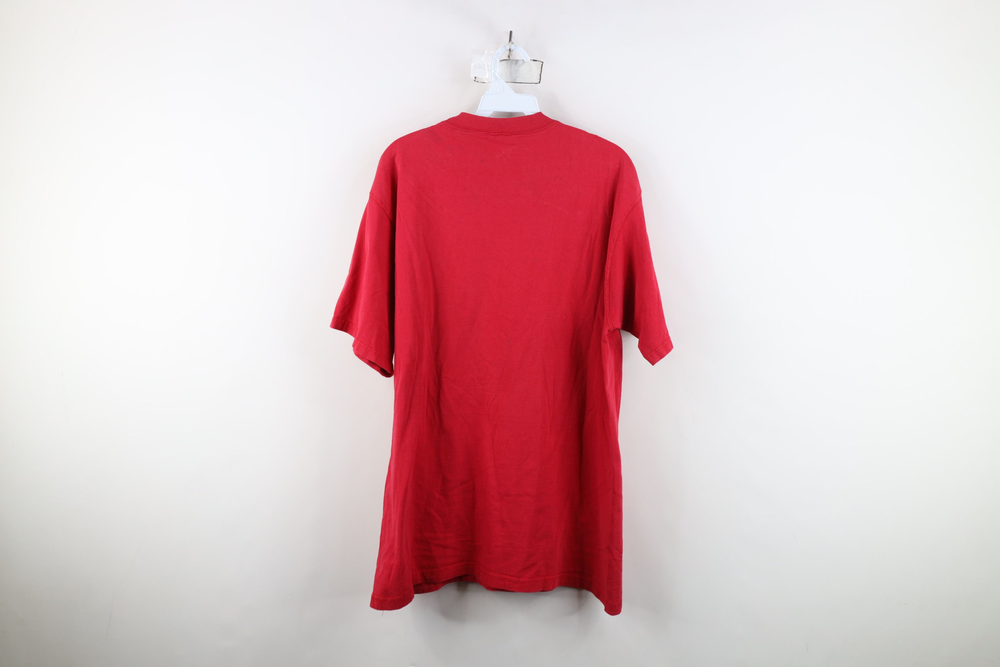 Vintage Vintage 90s Ohio State University Short Sleeve T-Shirt Red Size US L / EU 52-54 / 3 - 14 Thumbnail