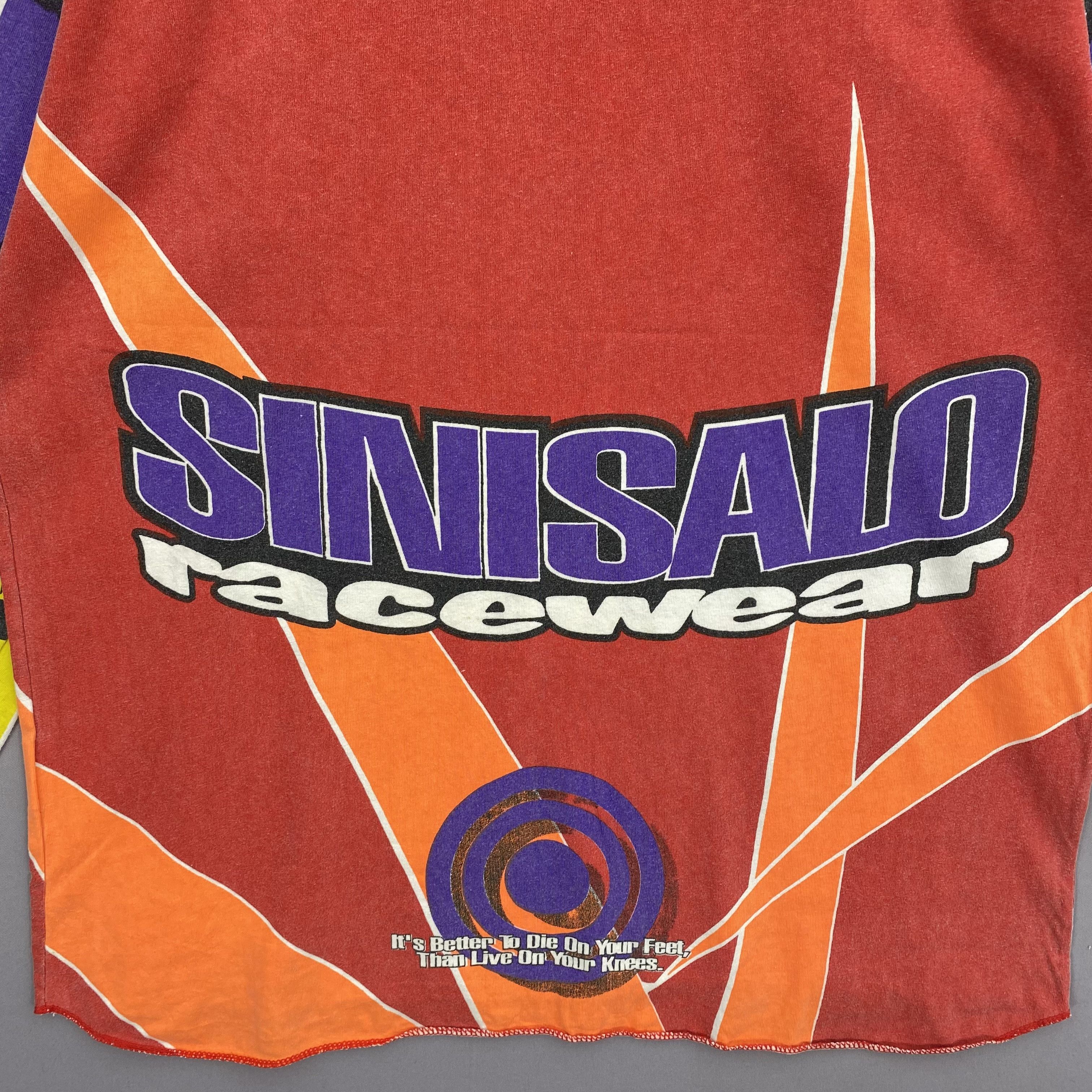 Honda Vintage 90s Honda T-Shirt Sinisalo Racewear Sportswear Tee Size US L / EU 52-54 / 3 - 5 Thumbnail