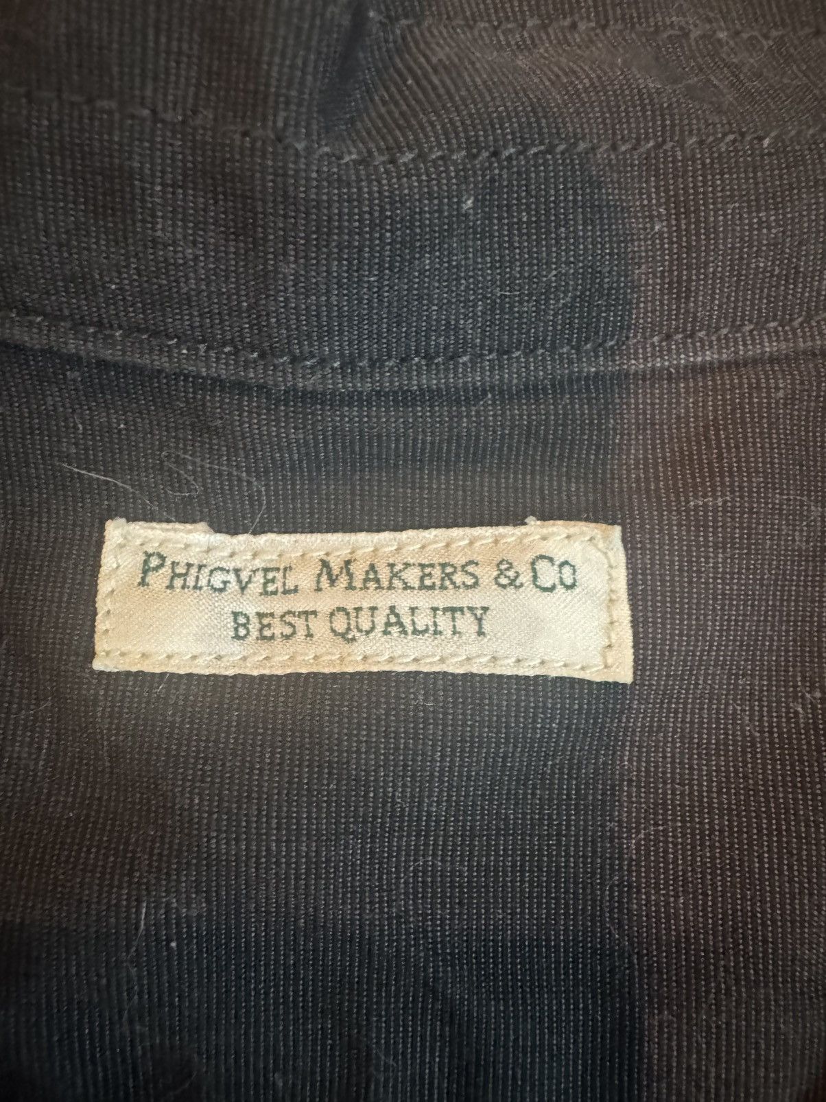 PHIGVEL MAKERS & Co. PHIGVEL Open Collar Shirt Size 4 Size US XL / EU 56 / 4 - 2 Thumbnail