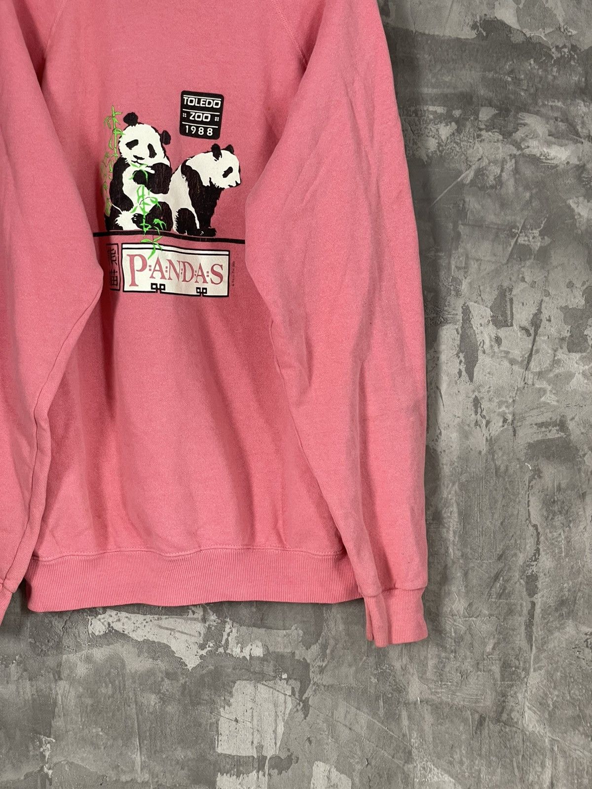 Japanese Brand × Vintage Crazy Vintage 90s Panda Animal Nature Wildlife Sweatshirt Size US XL / EU 56 / 4 - 6 Thumbnail