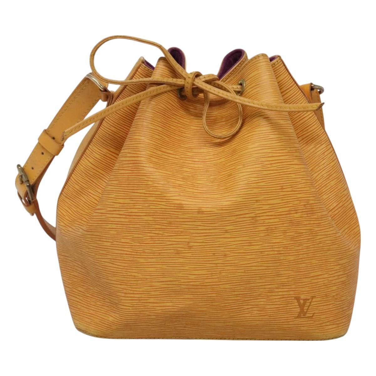 Louis Vuitton LOUIS VUITTON Epi Petit Noe Shoulder Bag Yellow M44109 Size ONE SIZE - 13 Thumbnail