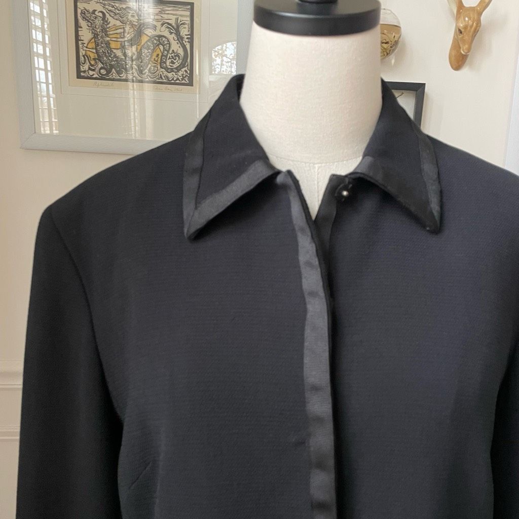 Jones New York Jones New York Black Skirt Suit Career Interview 14 Size XL / US 12-14 / IT 48-50 - 2 Thumbnail