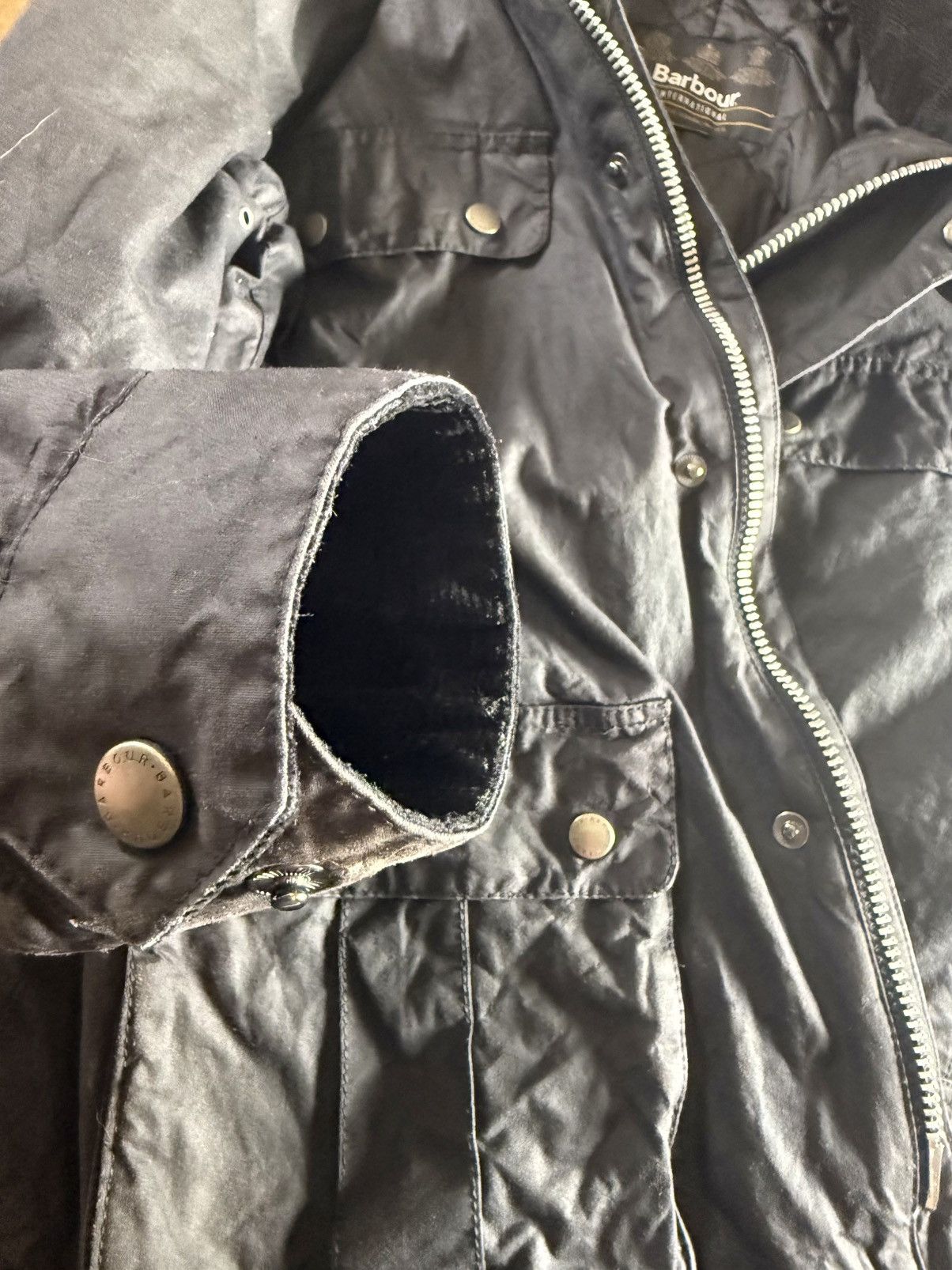 Barbour Barbour International Duke Wax Jacket Black Medium Size US M / EU 48-50 / 2 - 8 Thumbnail