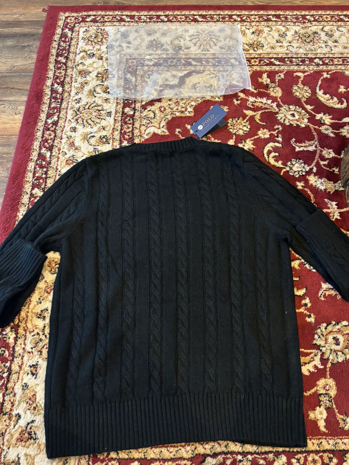 Polo Ralph Lauren Black Polo Ralph Lauren Knitted Sweater Size US L / EU 52-54 / 3 - 2 Thumbnail