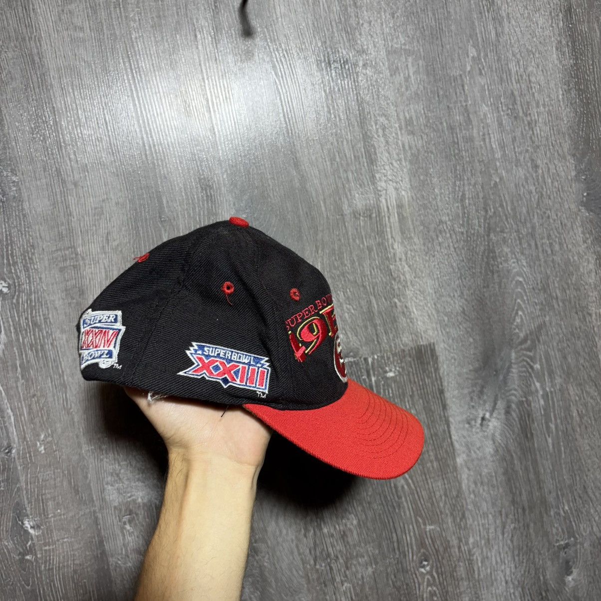 NFL Vintage 1980s San Francisco 49ers Superbowl Snapback Hat XVI Size ONE SIZE - 2 Thumbnail
