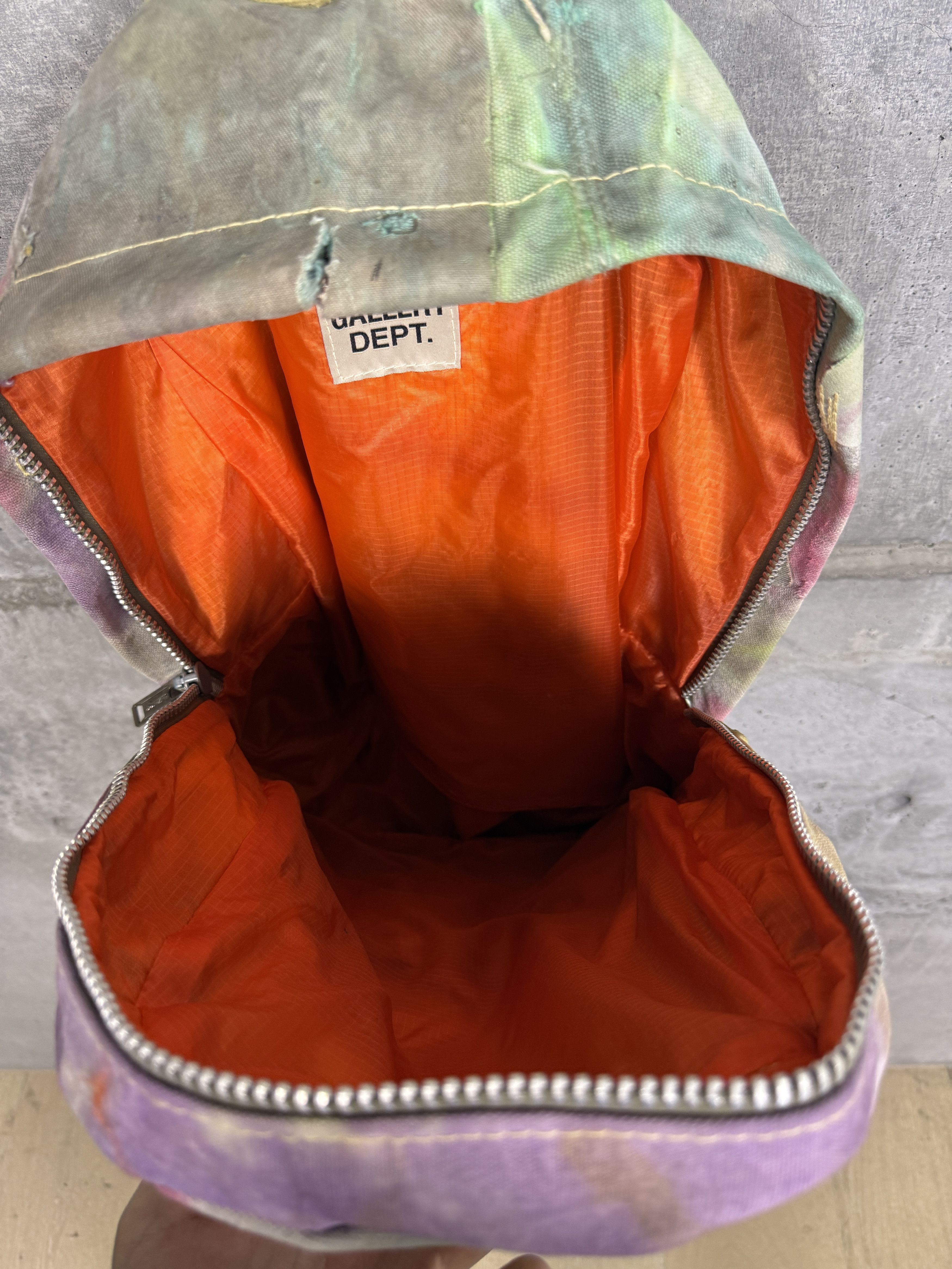 Gallery Dept. $1750 Gallery Dept. Tie-Dyed Canvas Backpack Size ONE SIZE - 7 Thumbnail