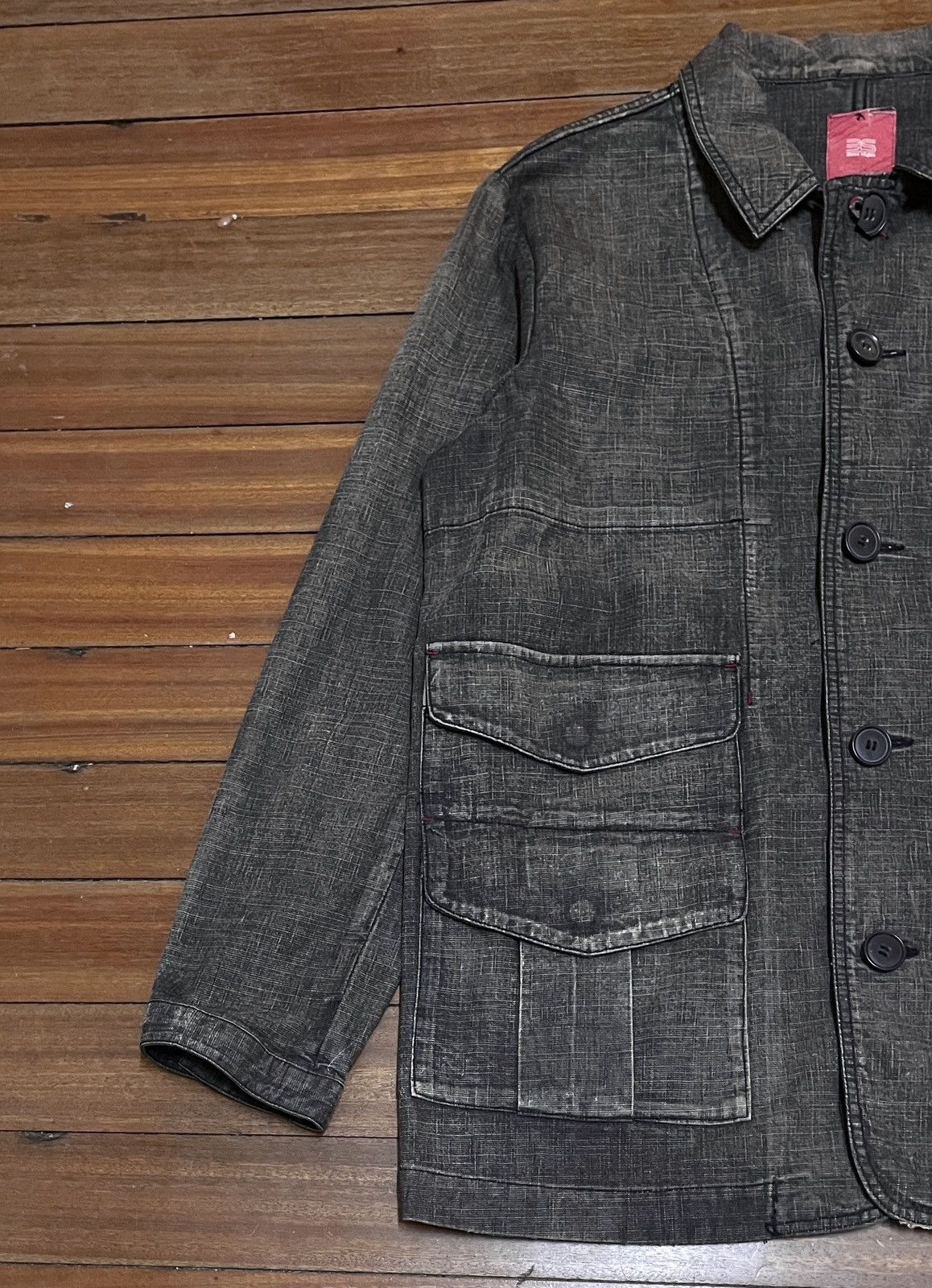 Japanese Brand × Le Grande Bleu (L.G.B.) Rare Design Vintage Brand Three Style Tactical Jacket 1990s Size US L / EU 52-54 / 3 - 5 Thumbnail