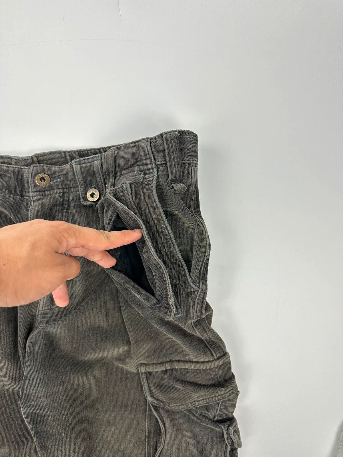 Dolce & Gabbana Dolce & Gabbana Khaki Cargo Corduroy Pants Size US 38 / EU 54 - 9 Thumbnail