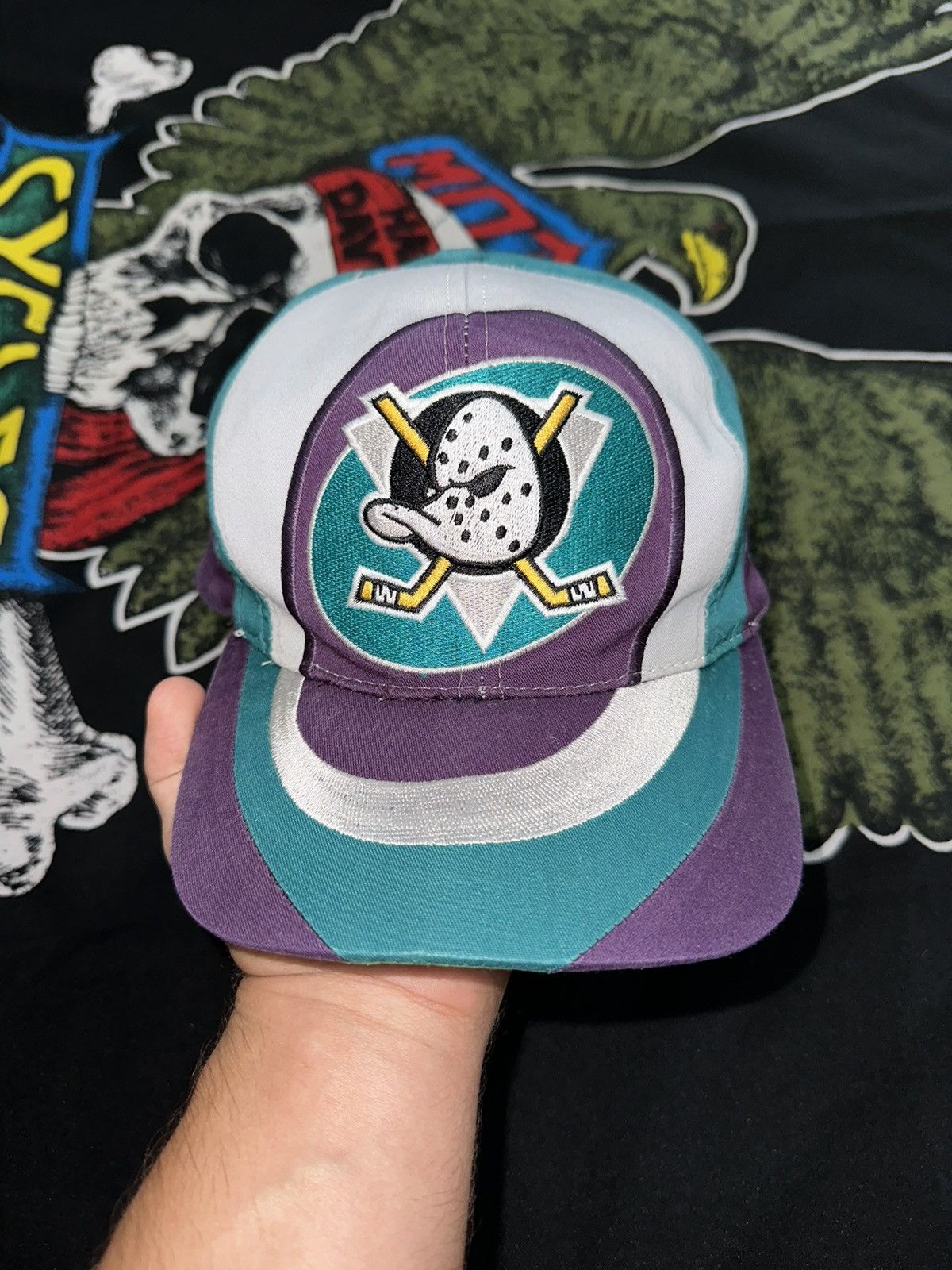 Vintage Rare Sports Specialties 90’s Mighty Ducks NHL Cap