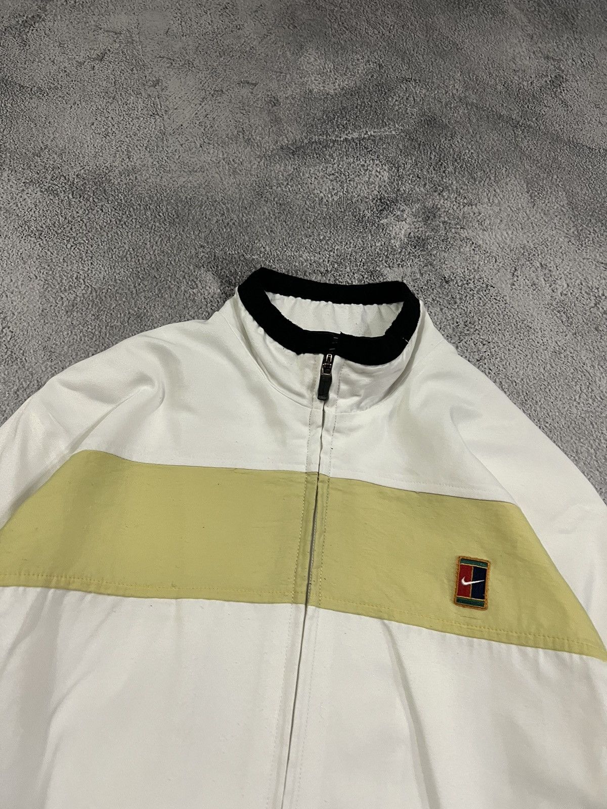 Nike × Vintage Vintage Y2k Nike Court Nylon Jacket 90’s Size US S / EU 44-46 / 1 - 4 Thumbnail