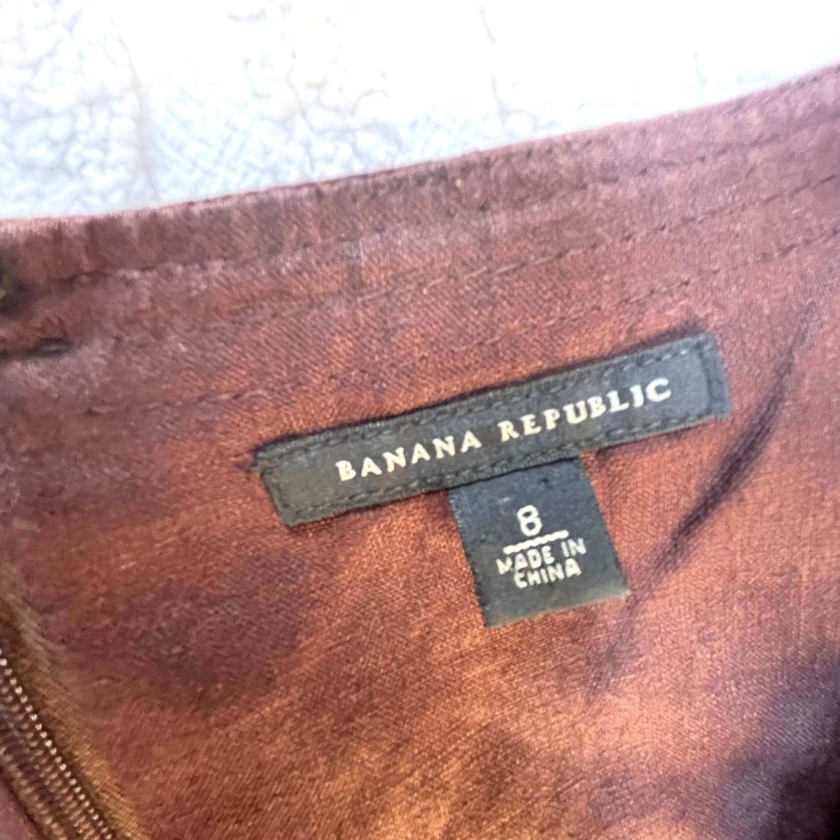 Banana Republic Banana Republic Women Dress Brown Linen A-Line Sleeveless Belted Scoop Neck Sz 8 Size M / US 6-8 / IT 42-44 - 3 Thumbnail