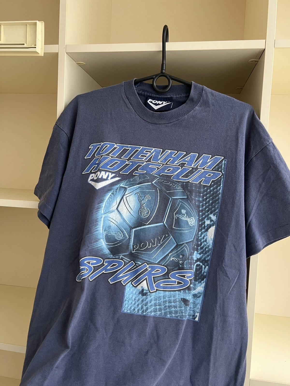 PONY Vintage 90s Pony Tottenham Hotspur T-Shirt Size US L / EU 52-54 / 3 - 8 Thumbnail