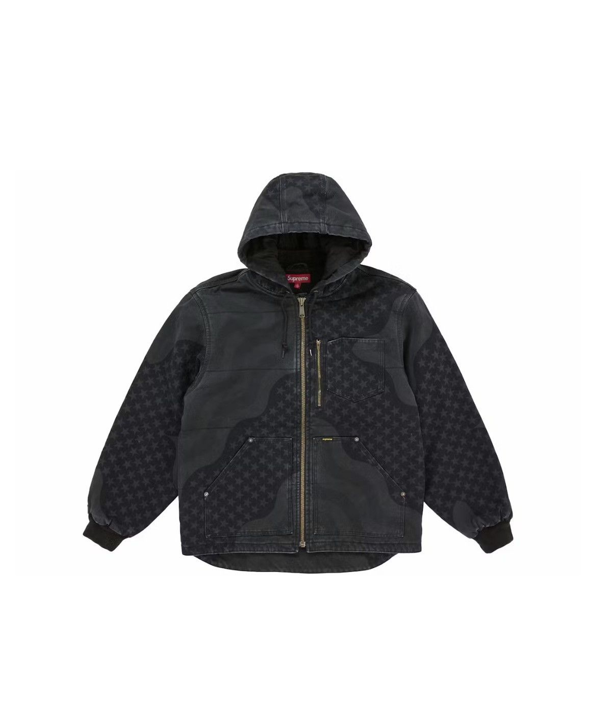 Supreme Supreme Flag Hooded Work Jacket Size XL Size US XL / EU 56 / 4 - 1 Thumbnail