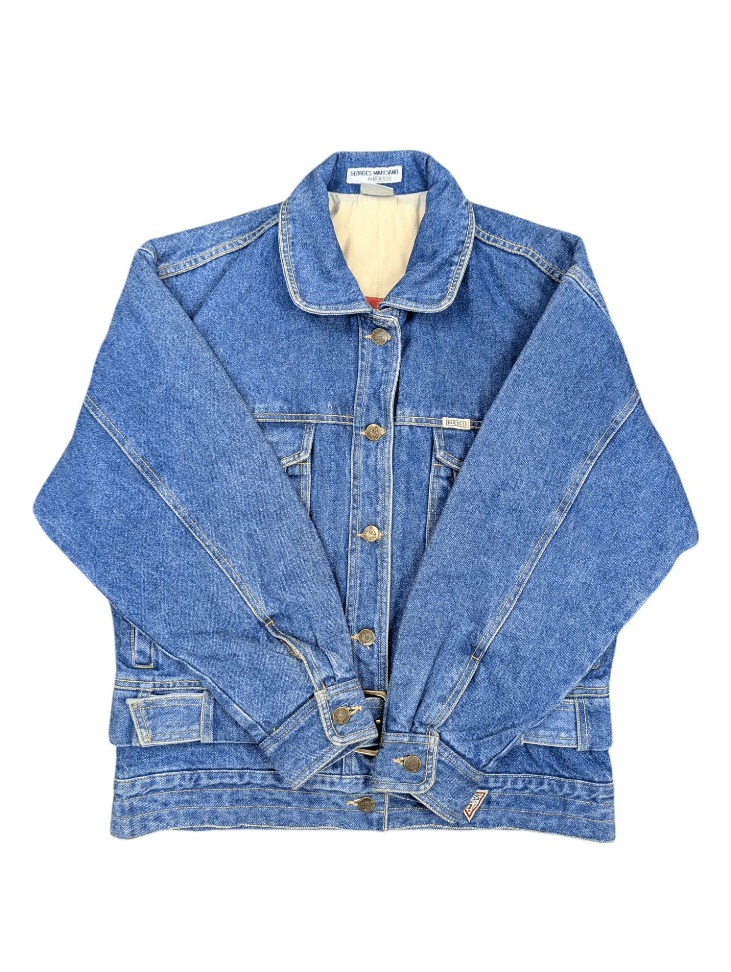 Georges Marciano Vintage 90s Georges Marciano By Guess Denim Jacket Size US M / EU 48-50 / 2 - 11 Thumbnail
