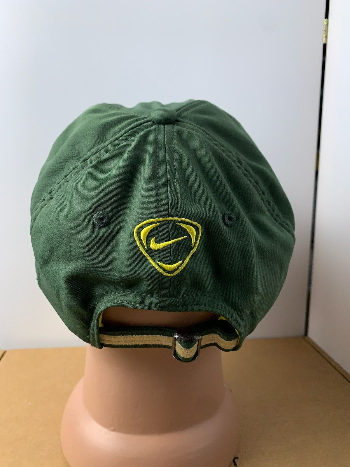 Nike × Vintage Vintage Nike Brazil soccer cap logo khaki rare Size ONE SIZE - 3 Thumbnail