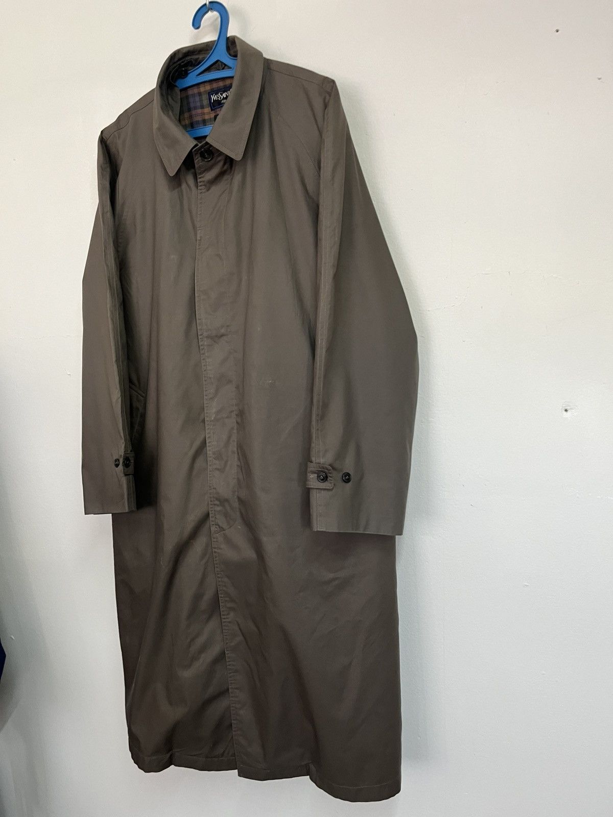 Yves Saint Laurent 💥Vintage!Accept Offer 90s CLASSIC CUT SAINT LAURENT TRENCH Size US L / EU 52-54 / 3 - 3 Thumbnail
