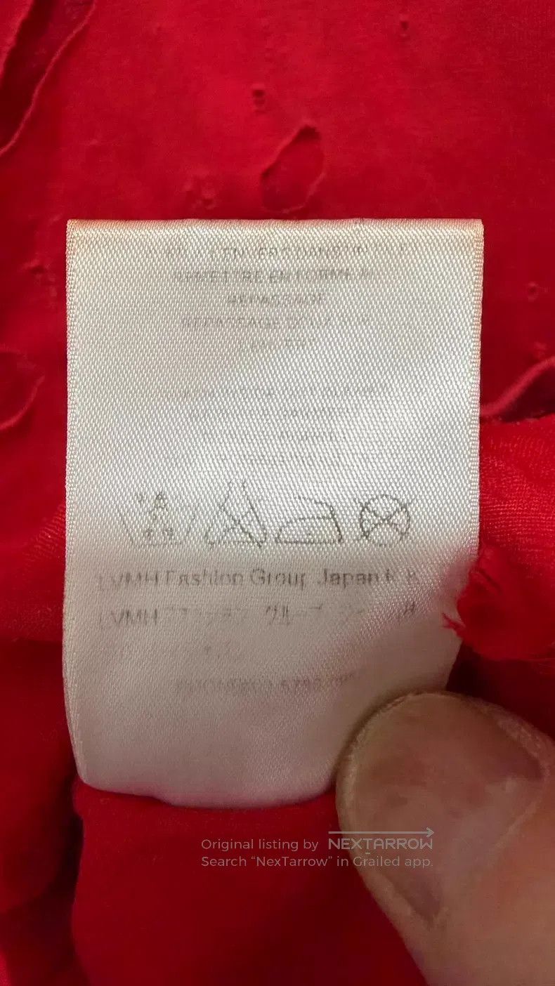 Givenchy Givenchy Red Big Ripped Short Sleeve T-Shirt Size US S / EU 44-46 / 1 - 7 Thumbnail