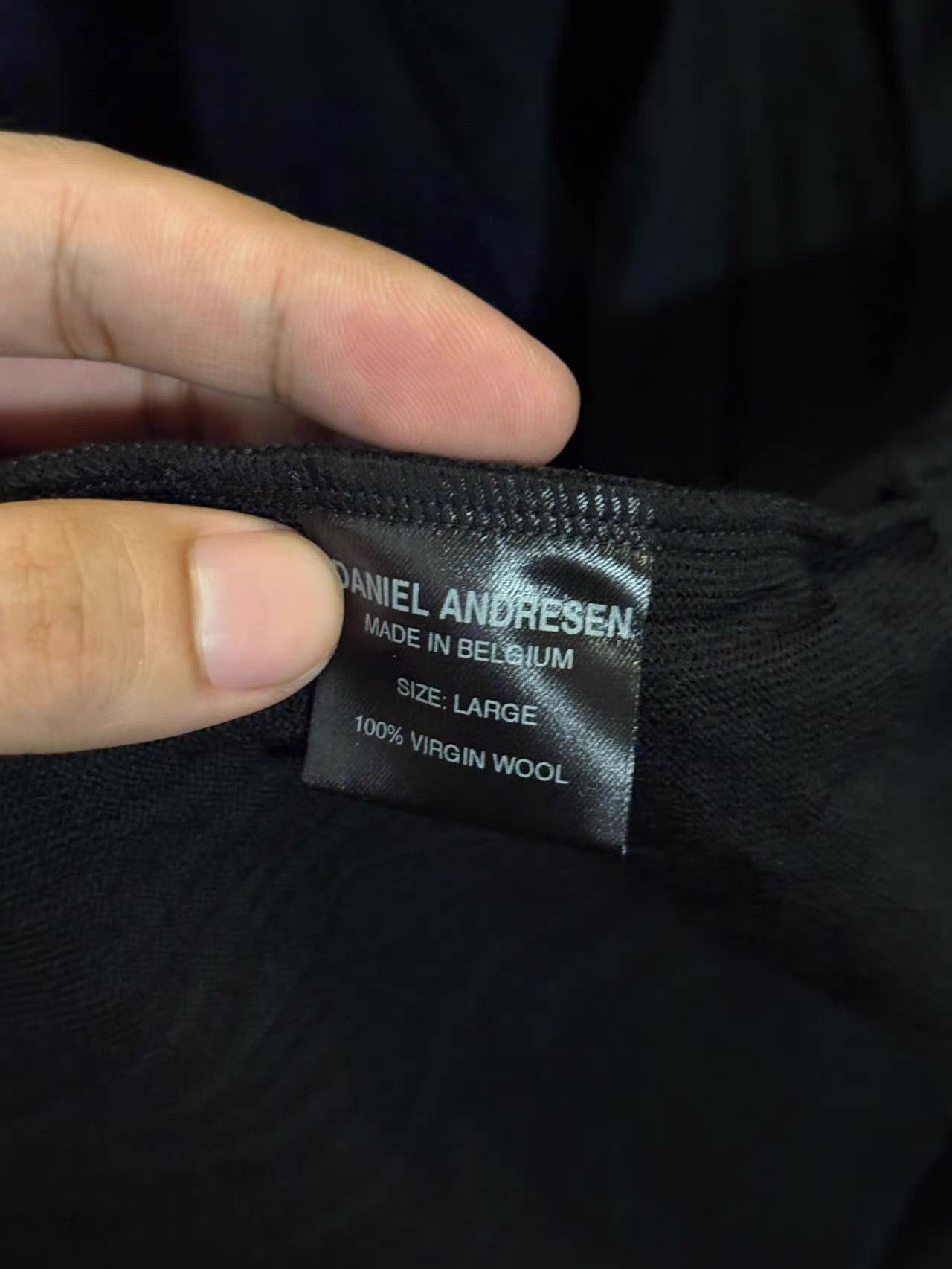Daniel Andresen Daniel Andresen 16FW Black CANA Basic Cardigan Ｑ25 Size US M / EU 48-50 / 2 - 5 Thumbnail