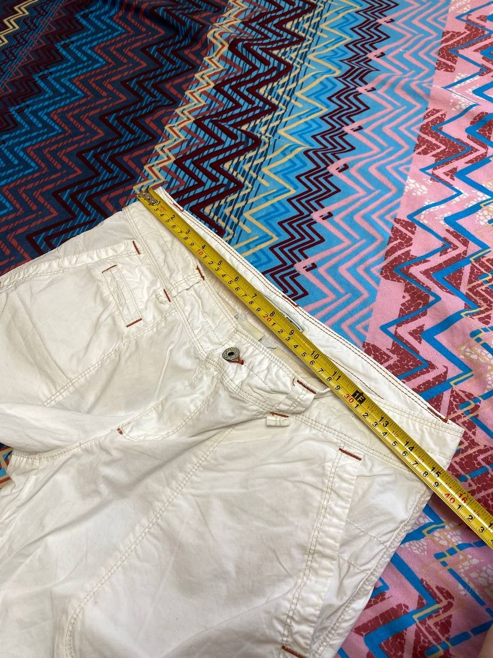 Ralph Lauren denim shorts Ralph Lauren white streetwear Vintage Y2K Size US 26 / EU 42 - 12 Thumbnail