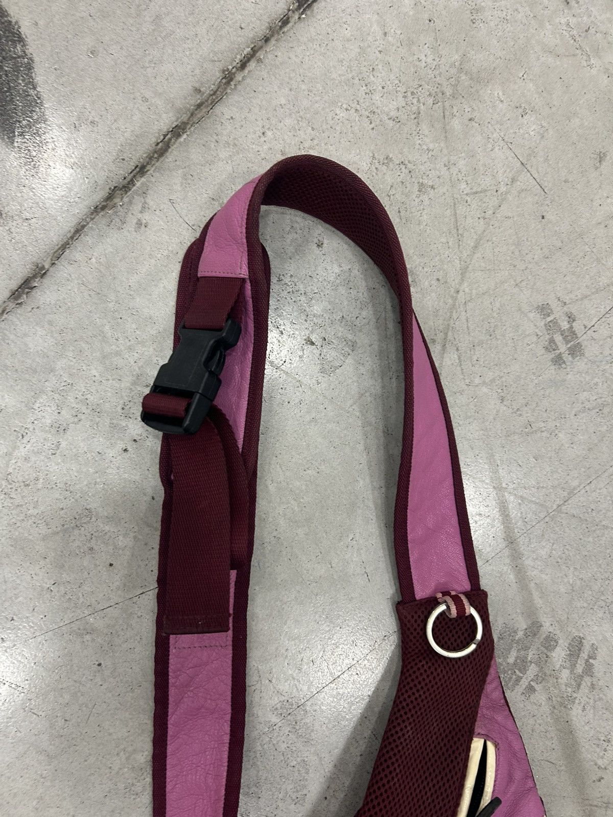 Miu Miu Miu Miu 1999 / Backpack / Teardrop / Sling Bag Pink & White Size ONE SIZE - 7 Thumbnail