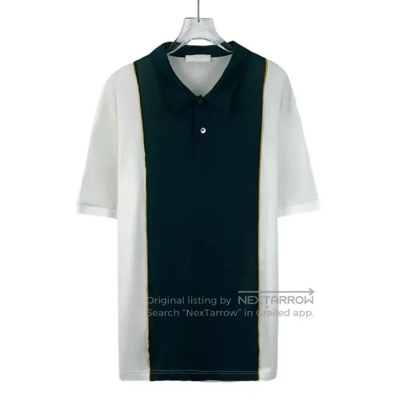 Prada Prada Color-Block Cotton Men's T-Shirt. Size US XL / EU 56 / 4 - 1 Thumbnail