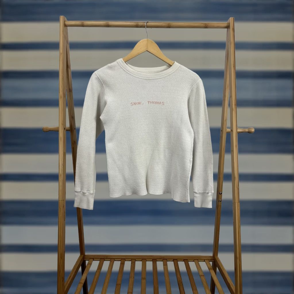 Vintage VTG 70s Stencil Military Issued Extreme Cold Thick Thermal Long Sleeve Shirt S Men White Size US S / EU 44-46 / 1 - 1 Thumbnail