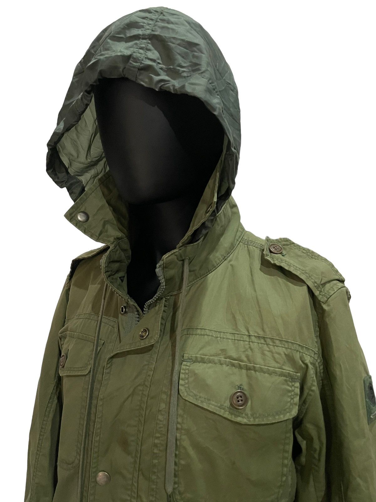 Diesel Vintage 90s Diesel Hooded Spalmatura Water Resistance Jacket Size US XL / EU 56 / 4 - 17 Thumbnail