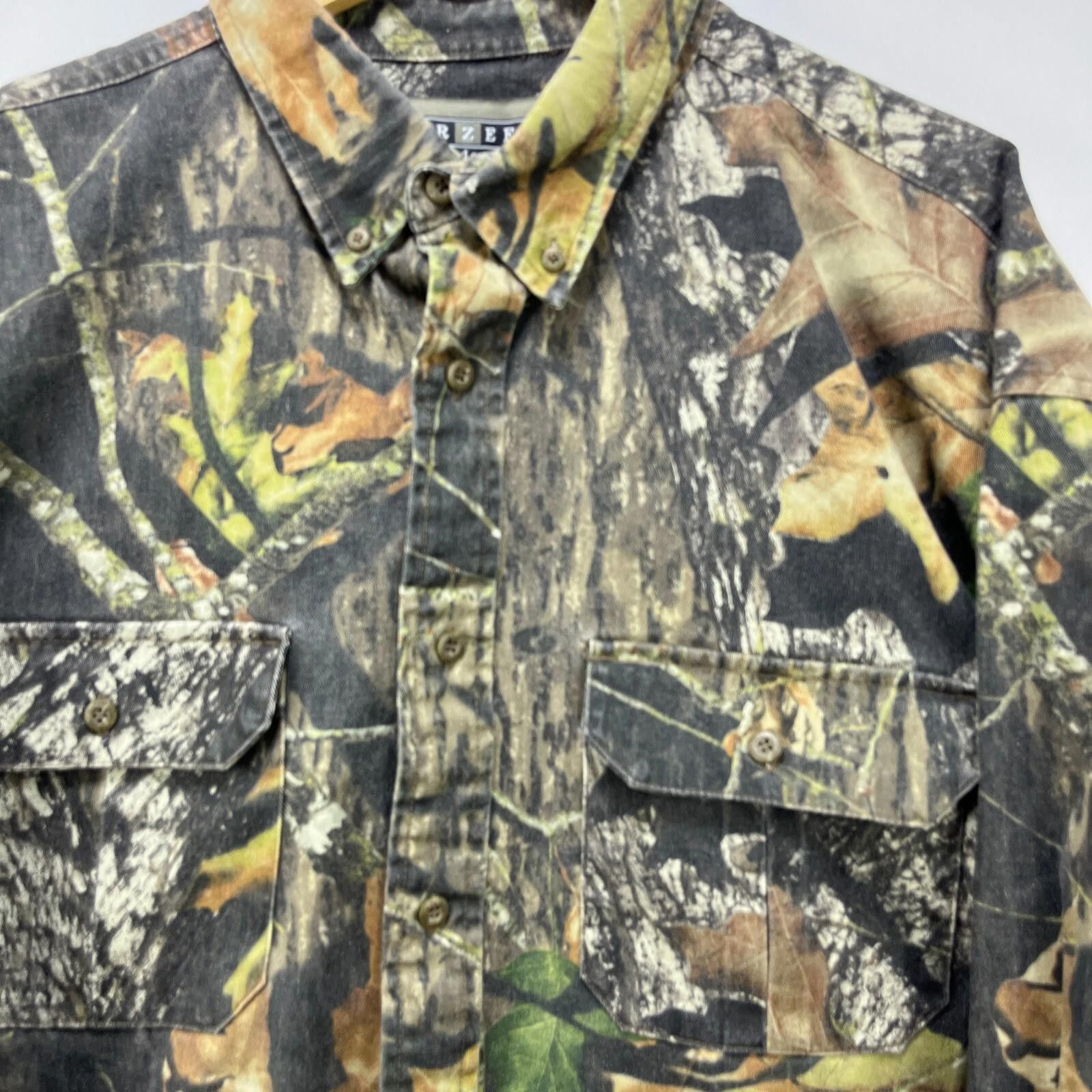 Realtree Vintage Realtree Camo Jersey Button-Up Long Sleeve Shirt 2XL Size US XXL / EU 58 / 5 - 3 Thumbnail