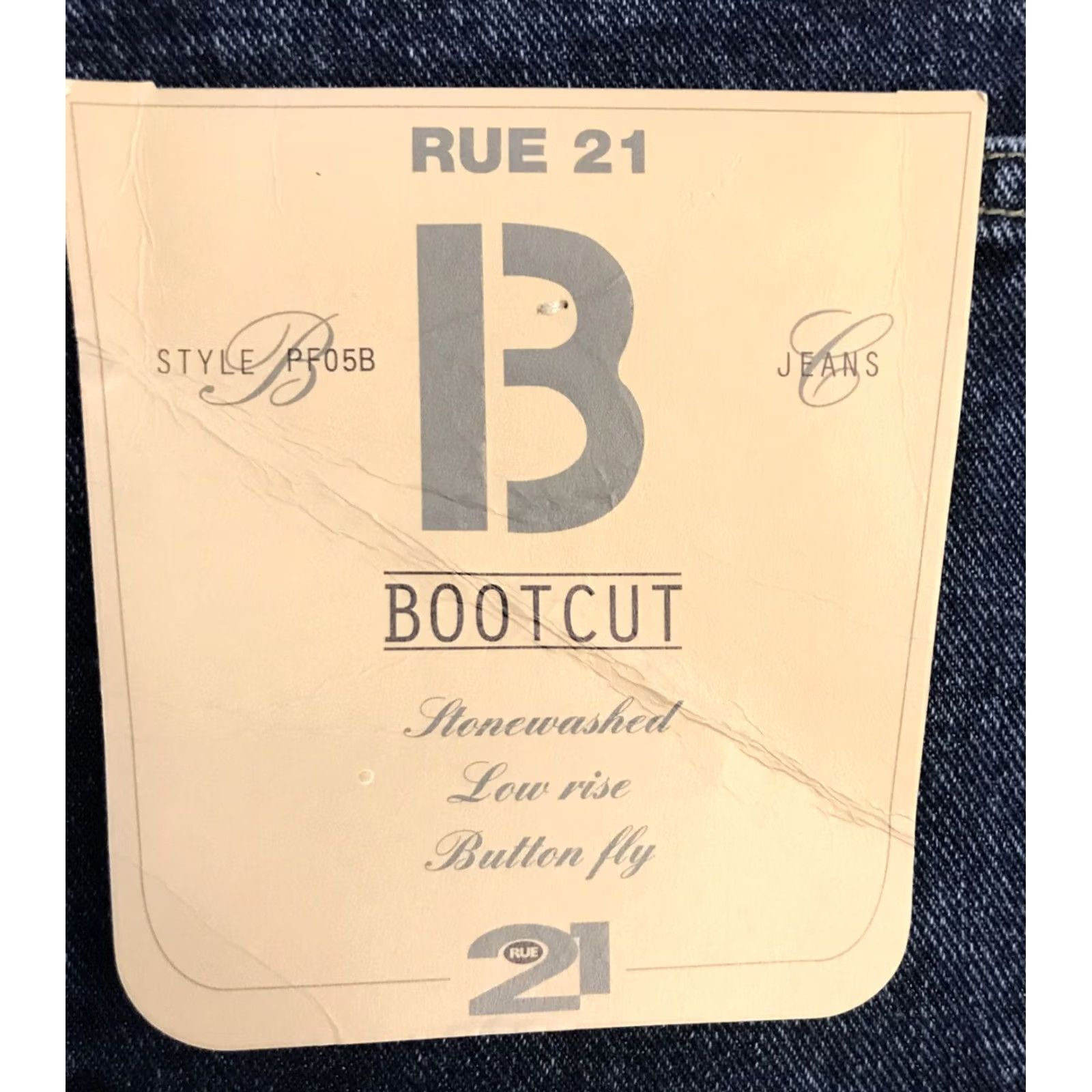 Vintage Rue 21 Jeans Bootcut Denim NWT Size 10 Regular Women’s Cotton 32W 31.5 Inseam Blue Size 32" / US 10 / IT 46 - 6 Thumbnail