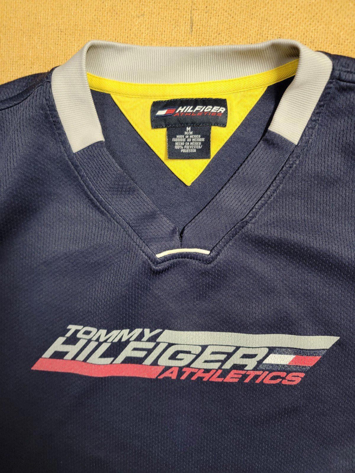 Tommy Hilfiger Vintage Tommy Hilfiger Athletics Shirt Retro 90s Spell Out M Size US M / EU 48-50 / 2 - 2 Thumbnail