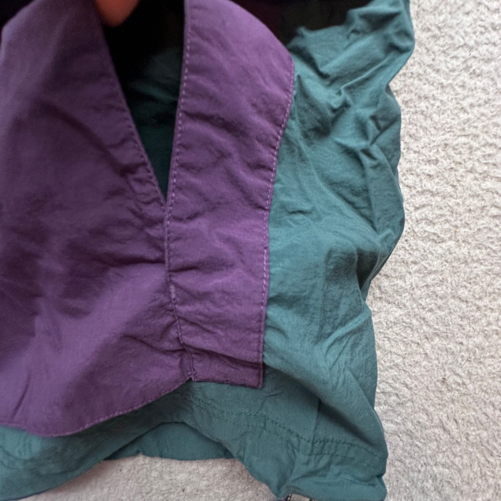 Nike VTG Nike Purple Colorblock Anorak Jacket Medium 23x28 Size US M / EU 48-50 / 2 - 7 Thumbnail