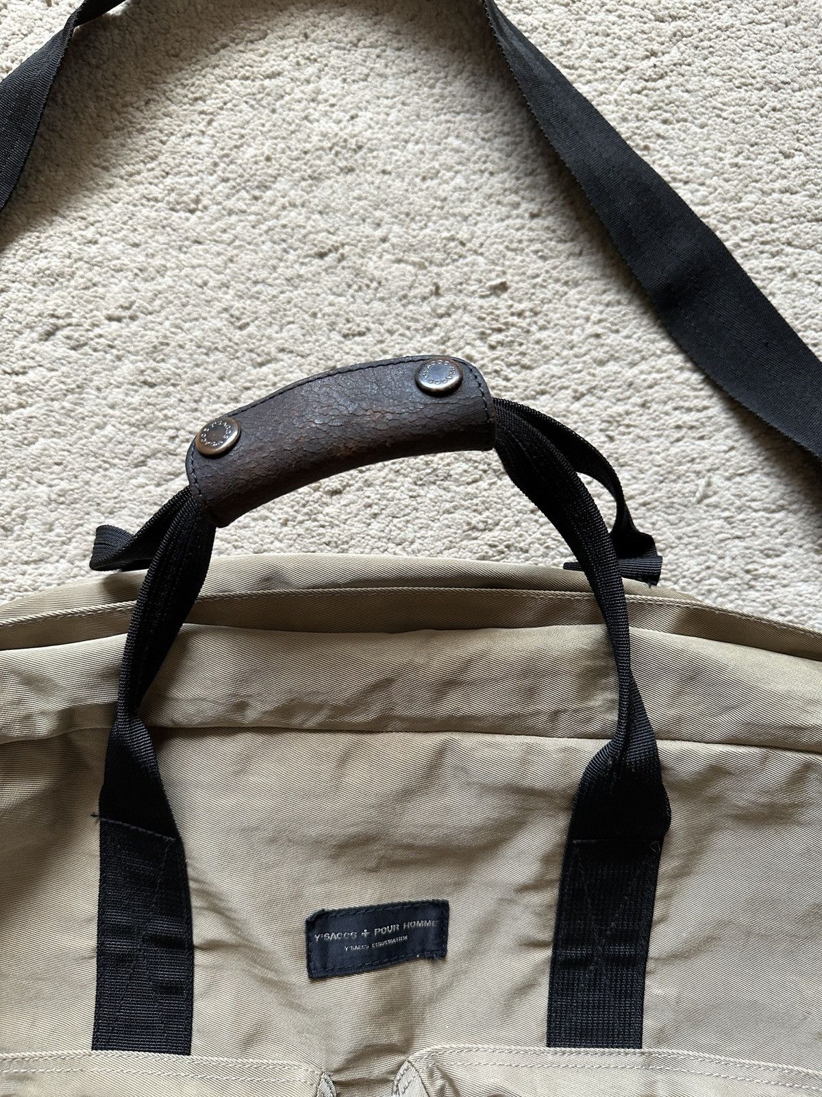 Yohji Yamamoto 1990s YSACCS POUR HOMME YOHJI YAMAMOTO Nylon Duffle Bag Size ONE SIZE - 7 Thumbnail