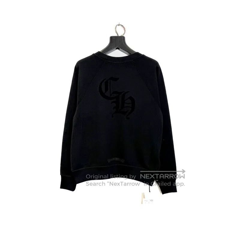 Chrome Hearts CHROME HEARTS Size S Black three-cross flocking sweater Size US S / EU 44-46 / 1 - 2 Thumbnail