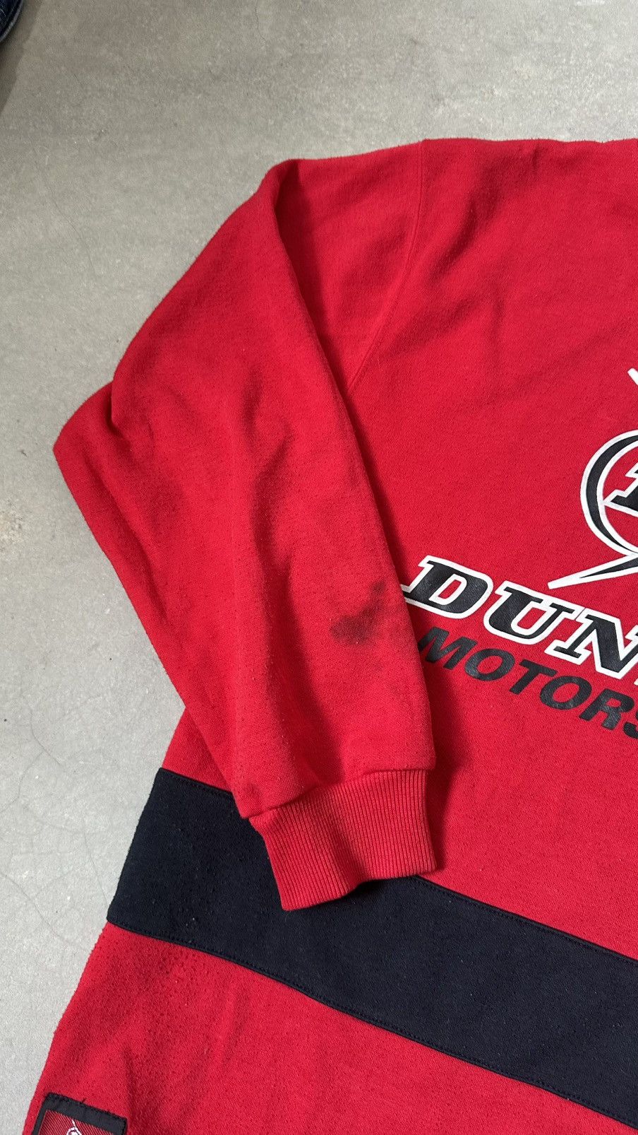Dunlop VINTAGE DUNLOP MOTORSPORT RACING SWEATSHIRT Size US S / EU 44-46 / 1 - 4 Thumbnail
