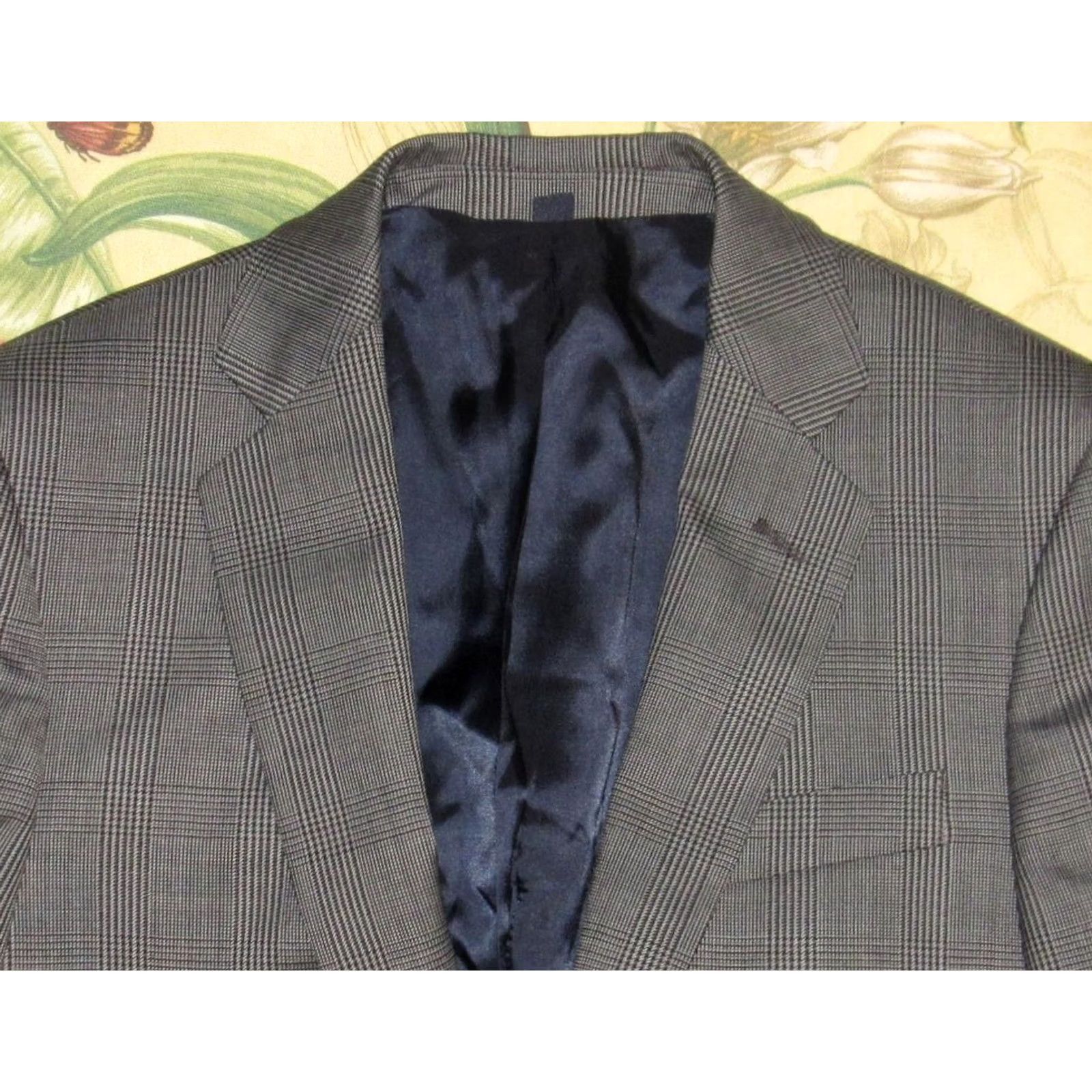 Vintage J CREW Thompson Black Wool Glen Plaid Blazer Jacket 34 Short NWT Mens Blazer Size US 34 / EU 50 - 2 Thumbnail