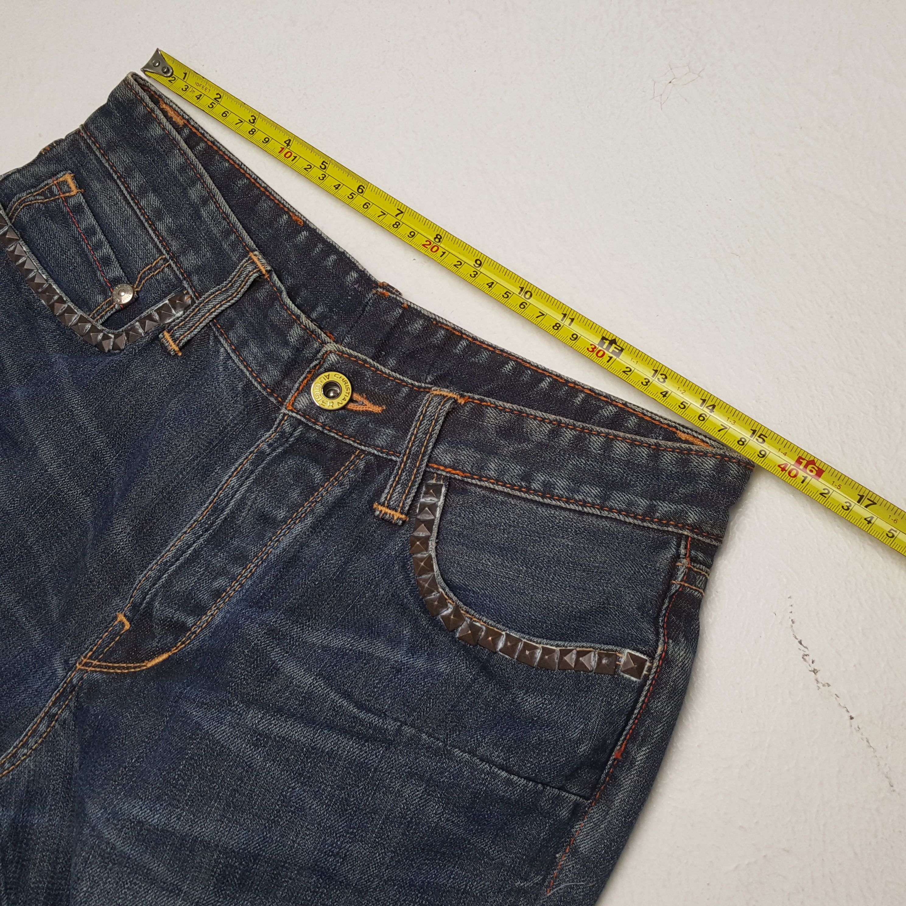 Christian Audigier × Ed Hardy × Vintage Vintage ED HARDY by CHRISTIAN AUDIGIER Designer Brand Jeans Size US 30 / EU 46 - 7 Thumbnail