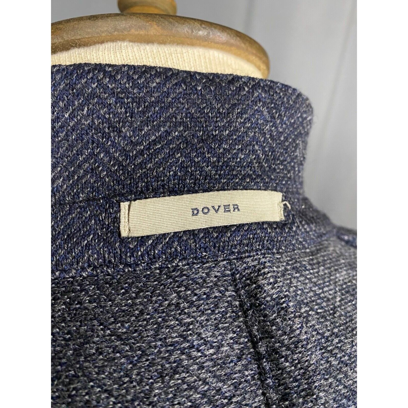 Boglioli MINT! Boglioli Dover Herringbone Men's Blue Wool Blazer Spor Size 54R - 9 Thumbnail